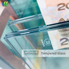 Плоское закаленное безопасное стекло, вырезанное по размеру (прозрачное/тонированное/с низким содержанием железа)