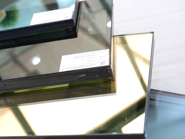 образцы изолированного и тонированного стекла для архитектурного применения