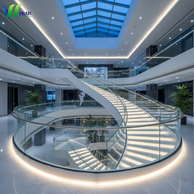 Светодиодная подсветка стеклянных перил